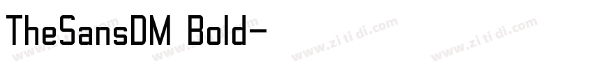 TheSansDM Bold字体转换